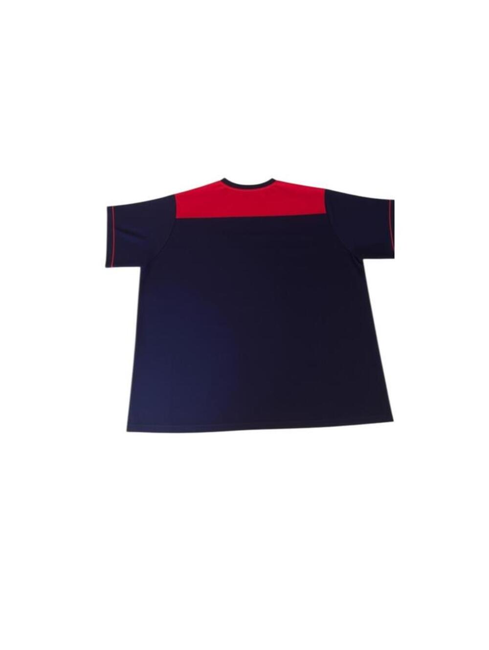 MLB Boston Red Sox V-Neck Jersey Shirt Men's 3XL Navy Red Embroidered Logo